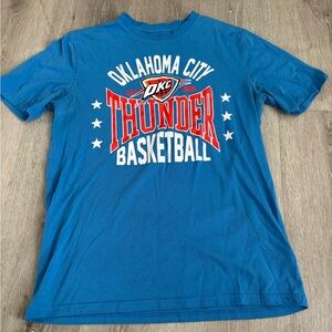 Adidas Blue Oklahoma City Thunder Basketball Shirt